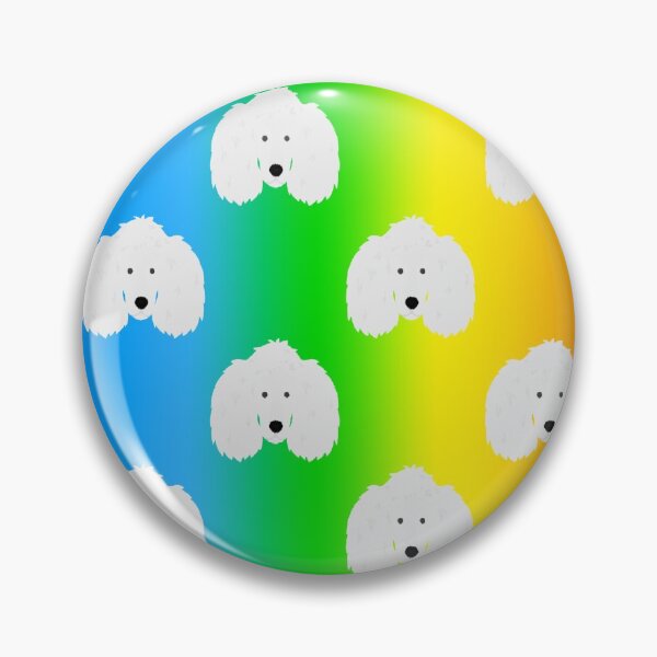 Item preview, white poodle dog funny face mask designed and sold by alaechamlal.