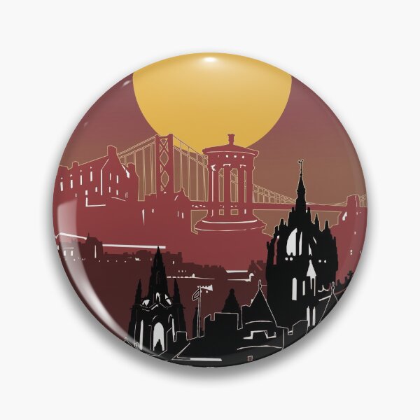 Item preview, edinburgh skyline designed and sold by BekimART2.