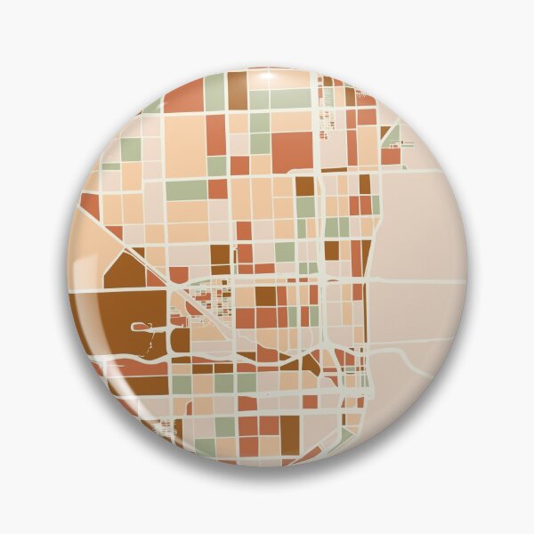 Artikelvorschau, MIAMI FLORIDA CITY MAP EARTH TONES entworfen und verkauft von deificusArt.