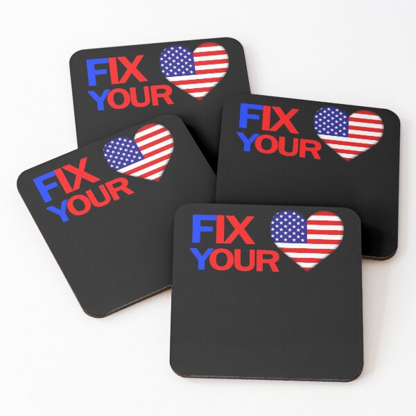 Item preview, Fix your American heart  designed and sold by patriotazx.