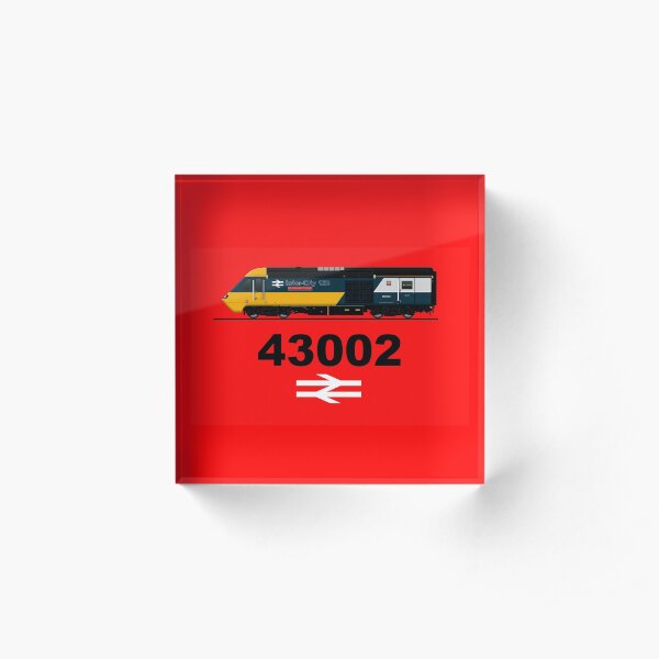 INTER CITY 125 Acrylic Block