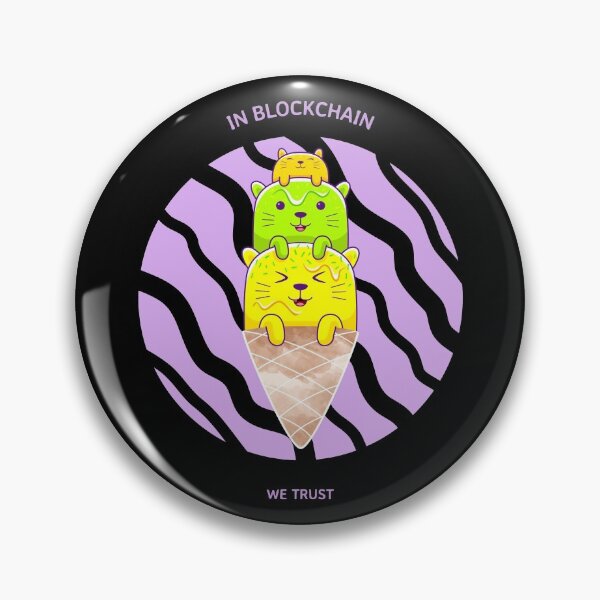 Item preview, Cute Ice Cream Kitten Blockchain designed and sold by ShineEyePirate.