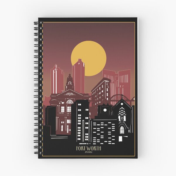 Item preview, fort worth skyline designed and sold by BekimART2.