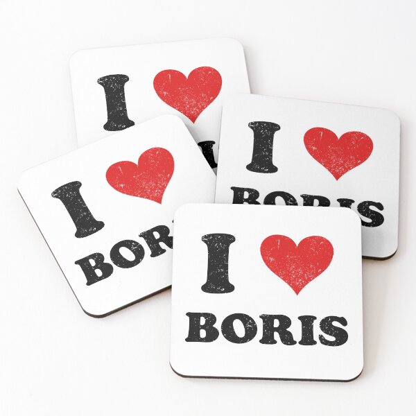 Aperçu de l'œuvre J'aime la politique britannique de Boris Johnson créée et vendue par MagicBoutique.