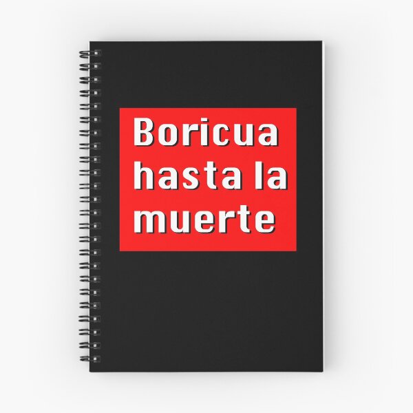 Item preview, boricua hasta la muerte puerto rican pride designed and sold by Rustic Valley Studio.