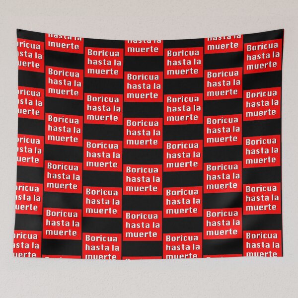 Item preview, boricua hasta la muerte orgullo puertorriqueño designed and sold by Rustic Valley Studio.