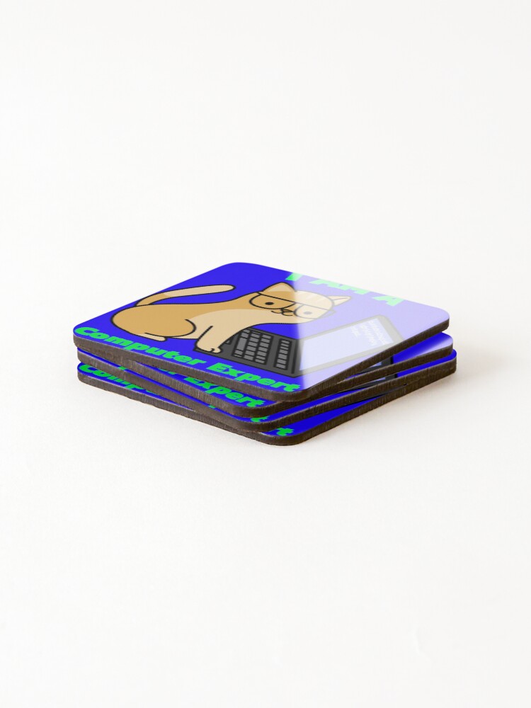 Thumbnail 4 of 5, Coasters (Set of 4), Computer Engineer designed and sold by puffers.