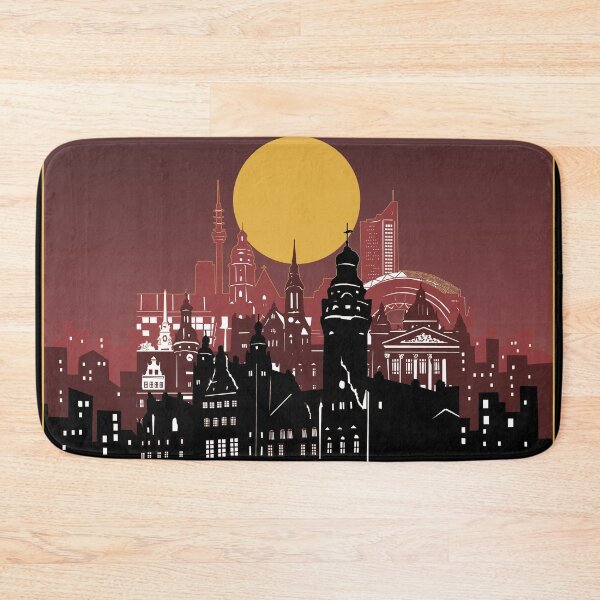 Item preview, leipzig skyline designed and sold by BekimART2.