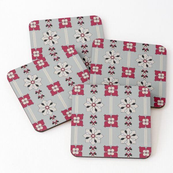 Item preview, Squared & Zoned - Batik Grey Clay designed and sold by BumbleChynxBee.