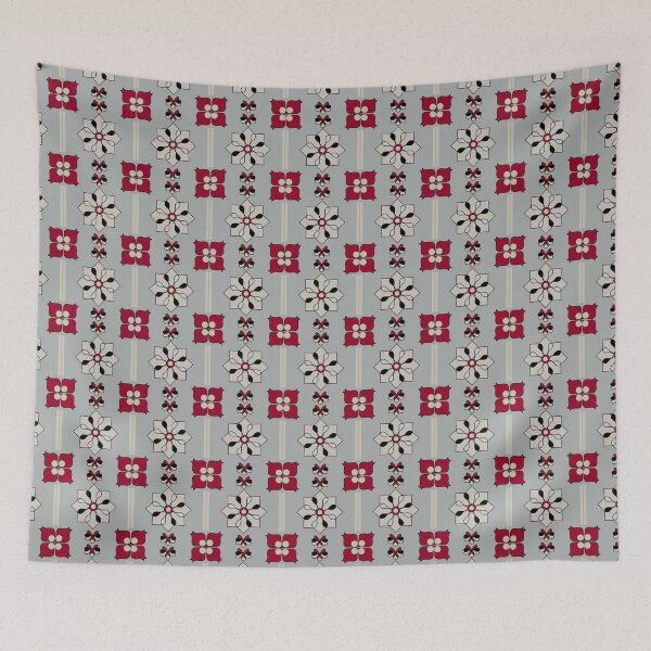 Item preview, Squared & Zoned - Batik Grey Clay designed and sold by BumbleChynxBee.