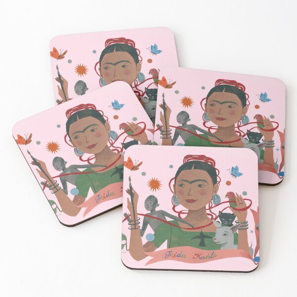 Item preview, Frida Kahlo and Her Animalitos (ver. 2) designed and sold by JohnParraArt.