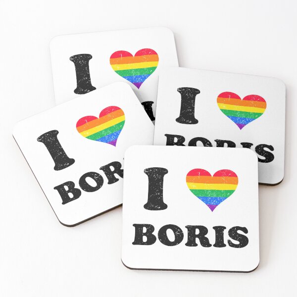 Item preview, I Love Boris Johnson UK Politics LGBTQ PRIDE designed and sold by MagicBoutique.