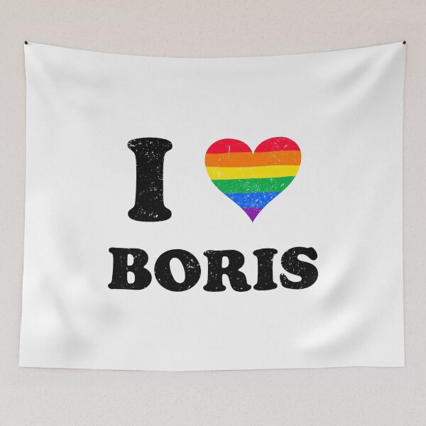 Item preview, I Love Boris Johnson UK Politics LGBTQ PRIDE designed and sold by MagicBoutique.