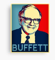 Warren Buffett Hope Poster Canvas Print
