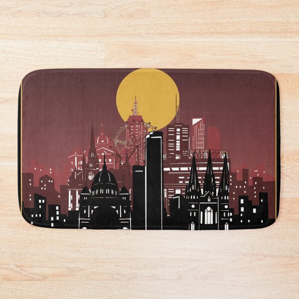 Item preview, melbourne skyline designed and sold by BekimART2.