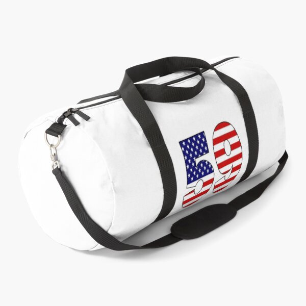 Item preview, Number 59 with USA flag on the background designed and sold by AllShirts21.