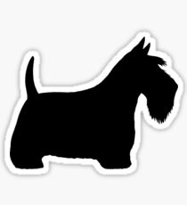 Scottish Terrier Silhouette(s) Sticker