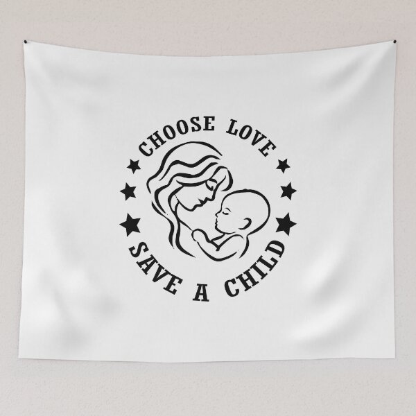 Item preview, Choose love save a child / black design gift for mom designed and sold by greatatlas.