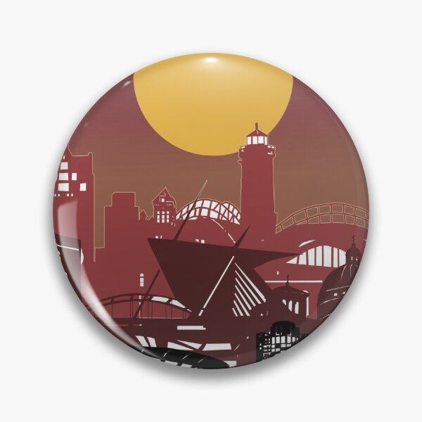 Item preview, milwaukee skyline designed and sold by BekimART2.