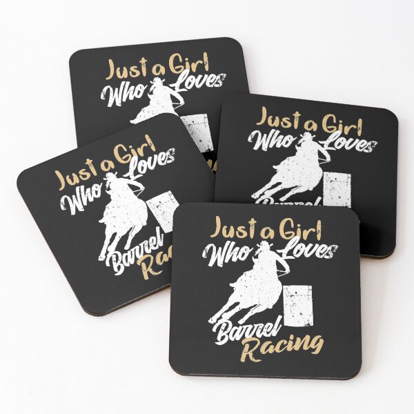 Item preview, Cowgirl who loves Barrel Racing designed and sold by Gold Wings Tees.