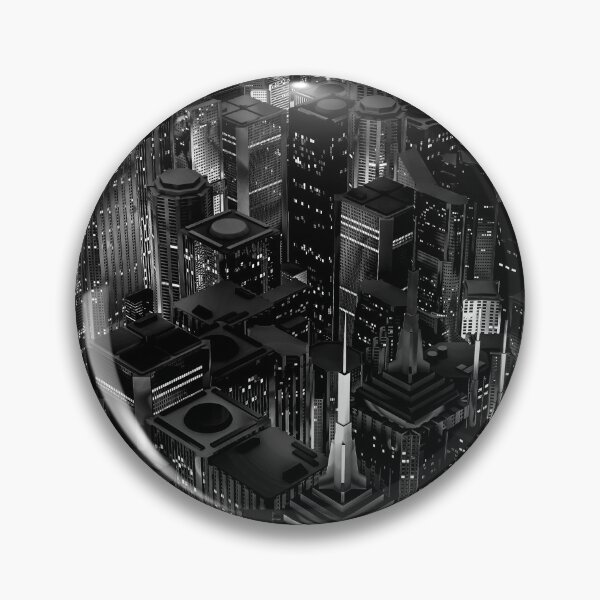 Item preview, Night city glow B&W designed and sold by GrandeDuc.