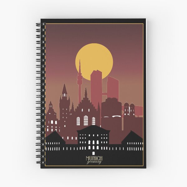 Item preview, munich skyline designed and sold by BekimART2.