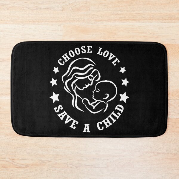 Item preview, Choose love save a child / mam white   design  designed and sold by greatatlas.