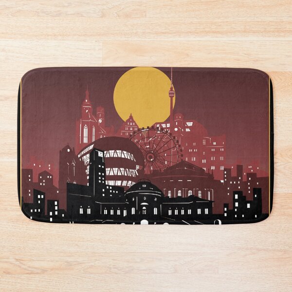 Item preview, stuttgart skyline designed and sold by BekimART2.