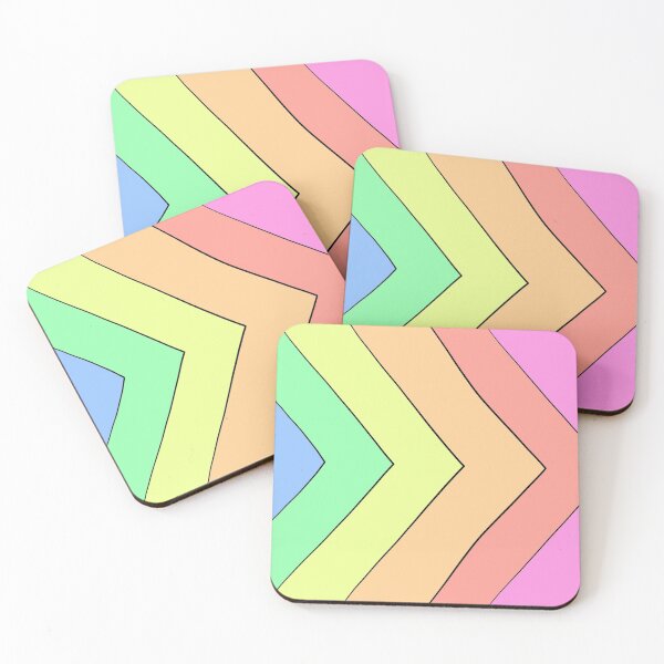 Item preview, Pale Retro Arrow Pattern (Rainbow) designed and sold by AJ505.