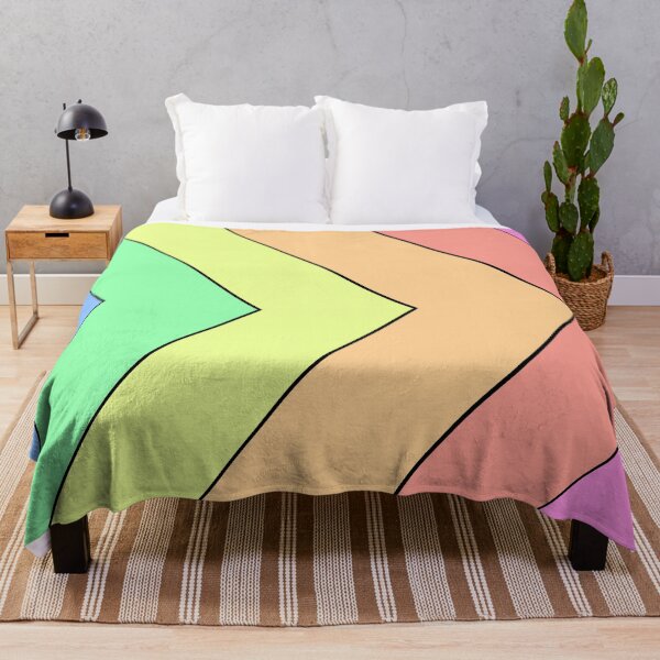 Item preview, Pale Retro Arrow Pattern (Rainbow) designed and sold by AJ505.