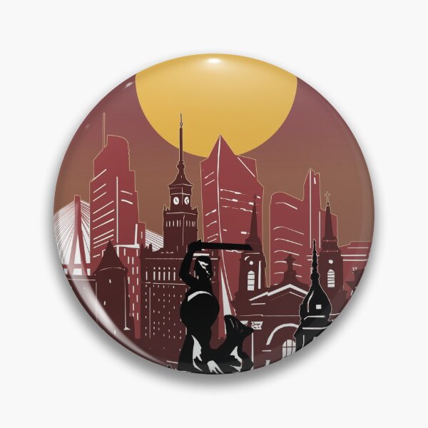 Item preview, warsaw skyline designed and sold by BekimART2.