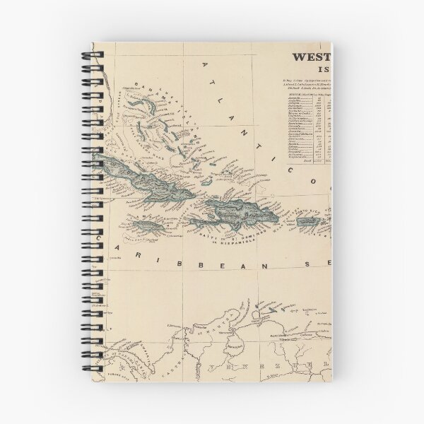 Item preview, Vintage Map of the Caribbean (1845) designed and sold by BravuraMedia.