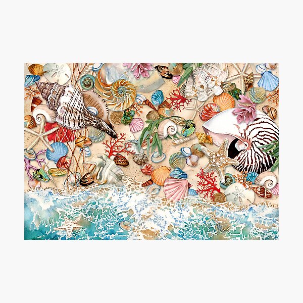 Item preview, Shells on the Shore designed and sold by Lynnea Washburn.