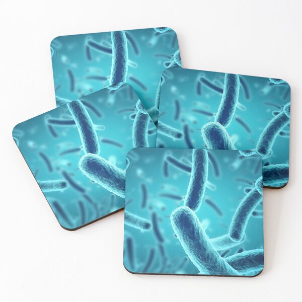 Item preview, BACTERIA SLIDE MICROSCOPIC Biology Science Illustration..Microbiology designed and sold by Hippiesole.