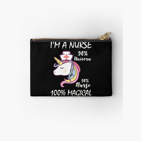 Item preview, I'm A Nurse 50% Unicorn 50% Nurse 100% Magical For A LPN graphic designed and sold by AYDreamers.