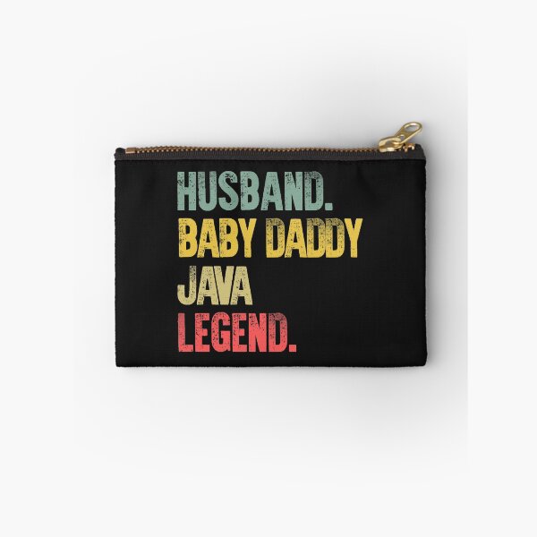 Item preview, Funny Men Vintage T Shirt Husband Baby Daddy Java Legend designed and sold by Bendthetrend.