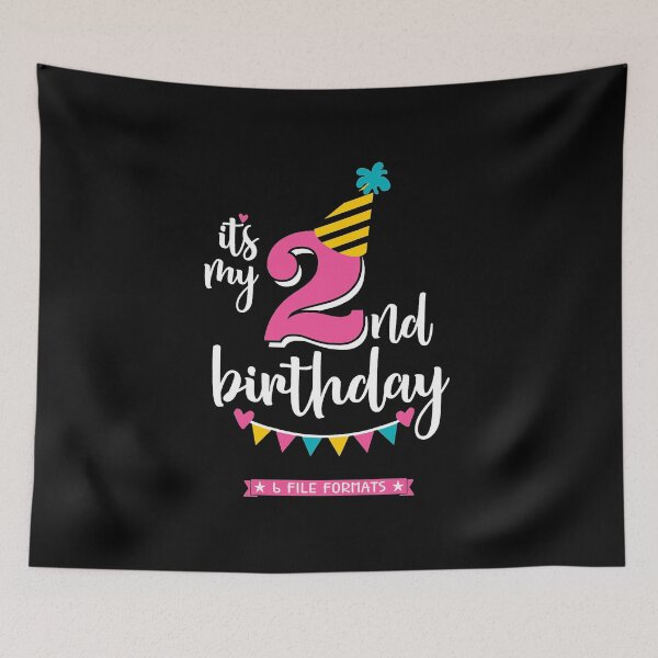 Item preview, Kids It's My Second Birthday For A 2 Year Old Toddler print designed and sold by AYDreamers.