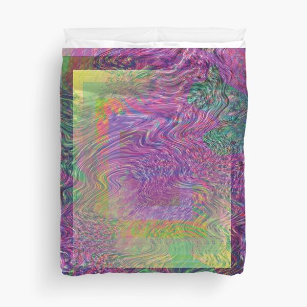 swirly square dream Duvet Cover