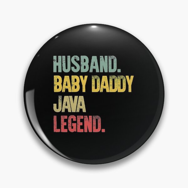 Item preview, Funny Men Vintage T Shirt Husband Baby Daddy Java Legend designed and sold by Bendthetrend.