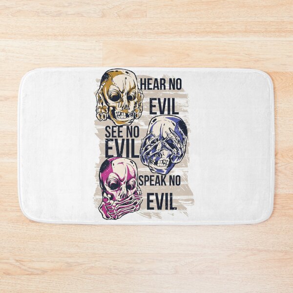 Item preview, Hear No Evil, See No Evil, Speak No Evil Skulls designed and sold by designsnmore.