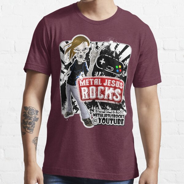 Undead Rocker - Metal Jesus Rocks (YOUTUBE) Essential T-Shirt