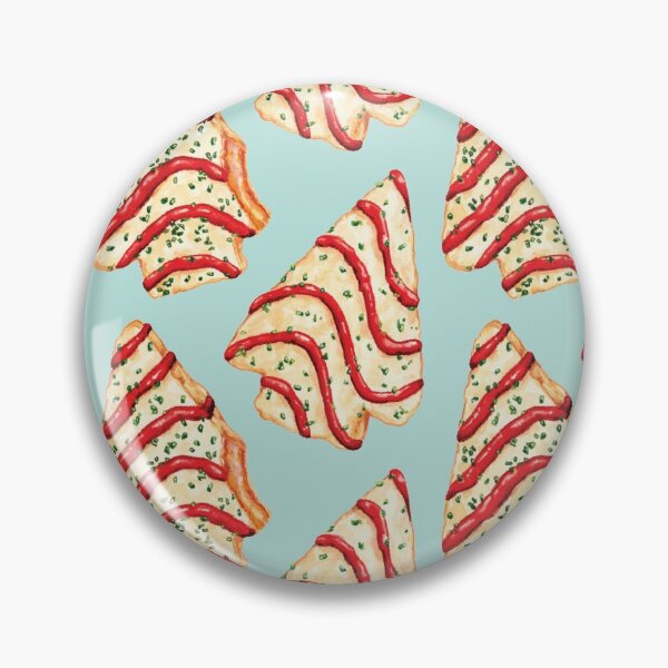 Item preview, Christmas Tree Cakes Pattern - Blue designed and sold by Kelly  Gilleran.