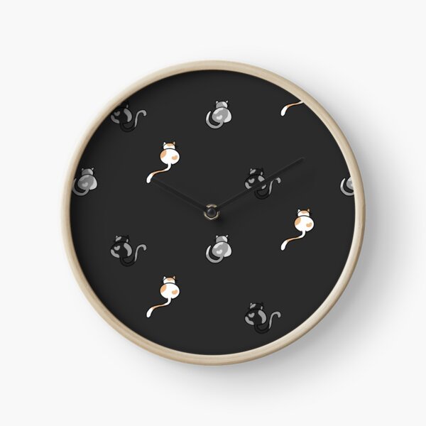 Cat Butts Clock