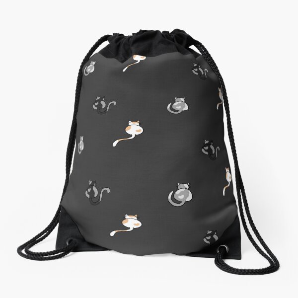 Cat Butts Drawstring Bag