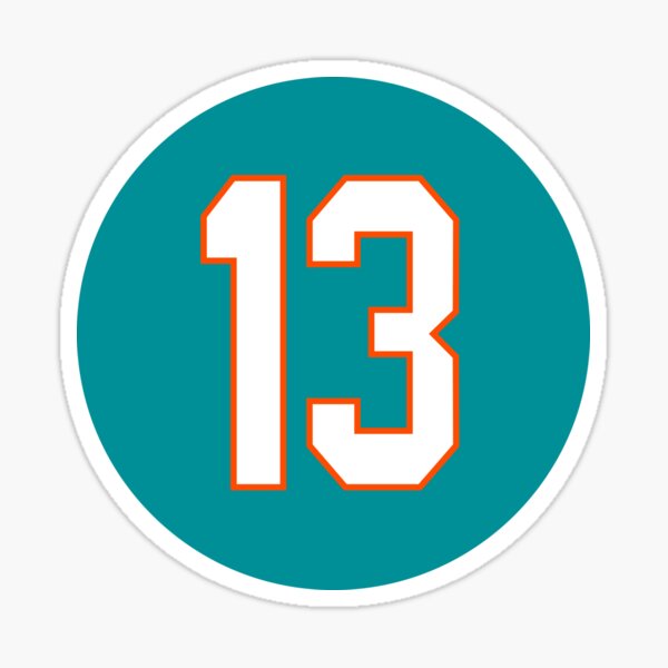 Item preview, Dan Marino Number 13 Jersey Miami Dolphins Inspired  designed and sold by sportsnumbers.