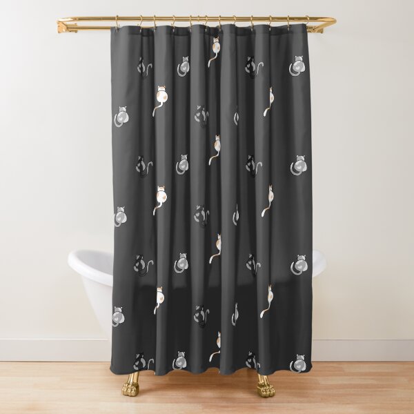 Cat Butts Shower Curtain