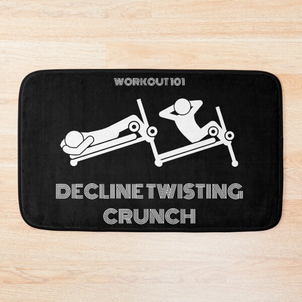 Item preview, Decline Twisting Crunch (Workout 101) designed and sold by BofflingDesigns.