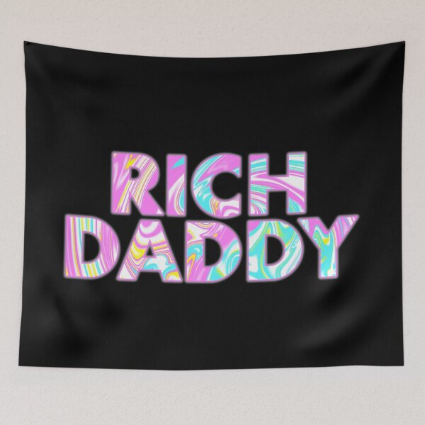 Item preview, RICH DADDY In Psychedelic Colours designed and sold by SquareClub.