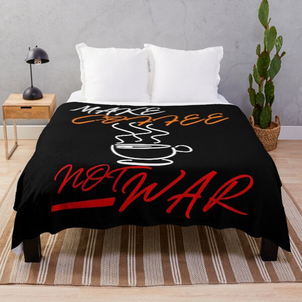 Item preview, Make Coffee Not War designed and sold by frankuffmann.