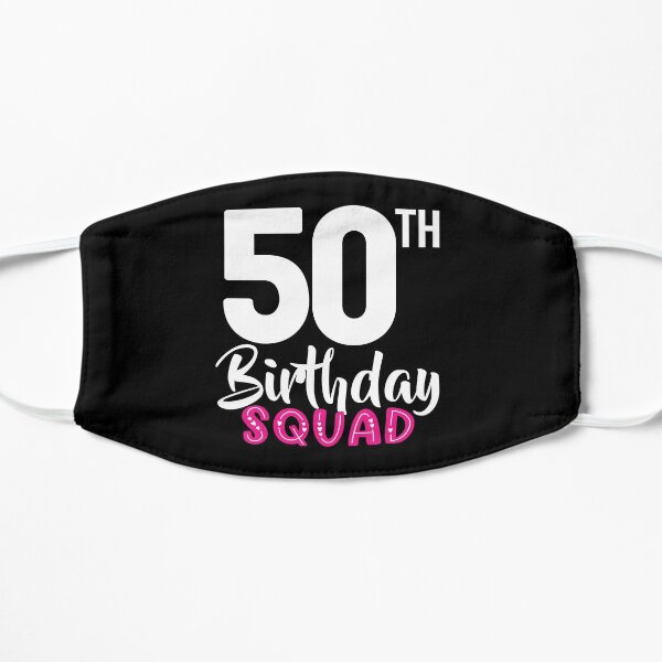 50th Birthday Squad Mask